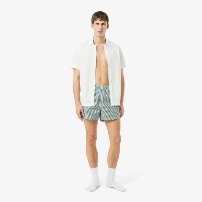 Lot de 2 boxers en popeline de coton