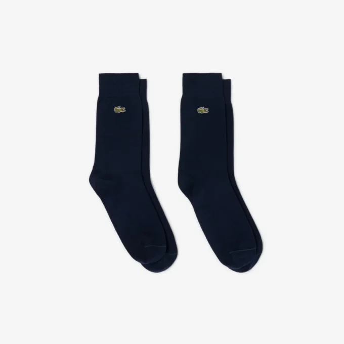 Lot de 2 paires de chaussettes longues unisexes Lot de 2 paires de chaussettes longues unisexes
