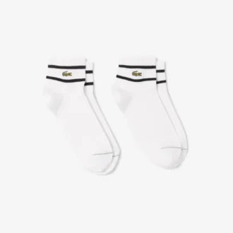 Lot de 2 paires de chaussettes rayées unisexes