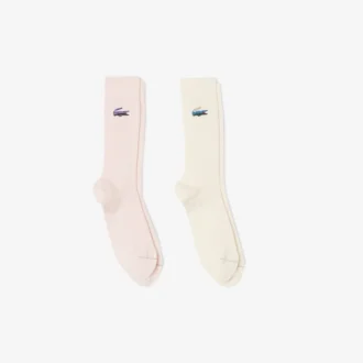 Lot de 2 paires de chaussettes unisexes en coton