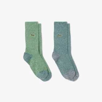 Lot de 2 paires de chaussettes unisexes en coton