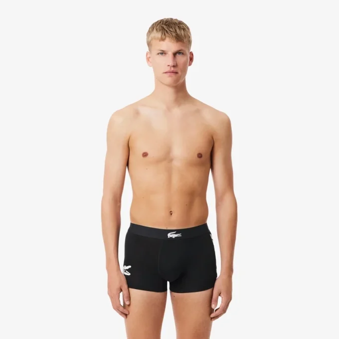 Lot de 3 boxers en coton stretch pour homme Lot de 3 boxers en coton stretch pour homme
