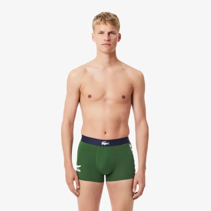 Lot de 3 boxers en coton stretch pour homme Lot de 3 boxers en coton stretch pour homme