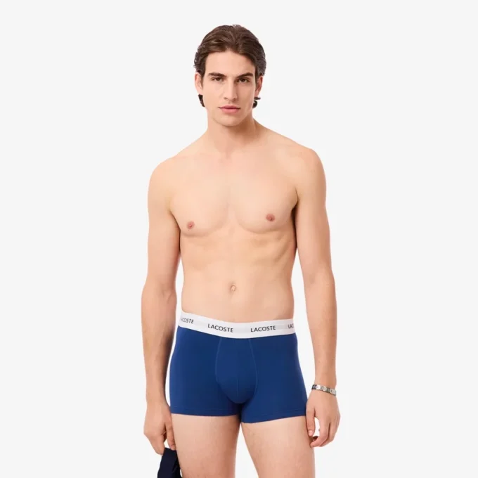 Lot de 3 boxers en coton stretch pour homme Lot de 3 boxers en coton stretch pour homme