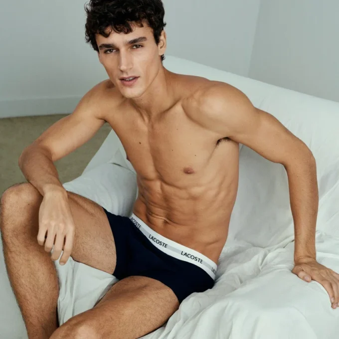 Lot de 3 boxers en coton stretch pour homme Lot de 3 boxers en coton stretch pour homme