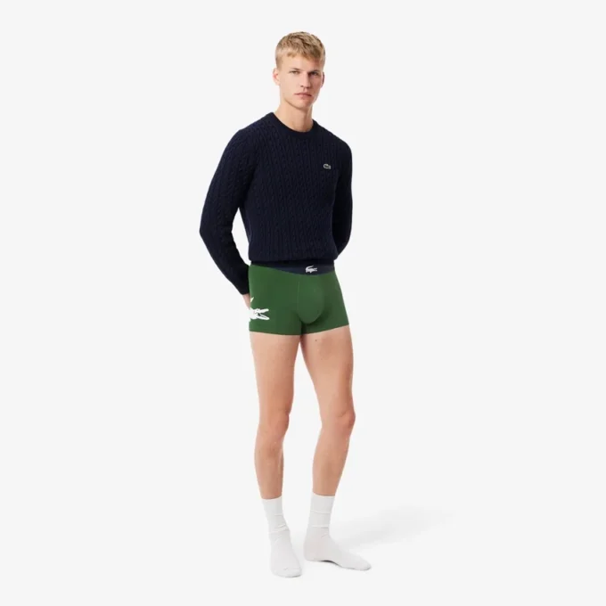 Lot de 3 boxers en coton stretch pour homme Lot de 3 boxers en coton stretch pour homme