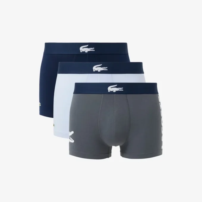 Lot de 3 boxers en coton stretch pour homme Lot de 3 boxers en coton stretch pour homme