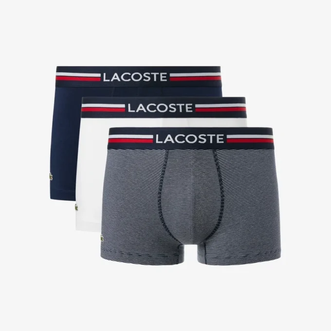 Lot de 3 boxers en coton stretch pour homme Lot de 3 boxers en coton stretch pour homme