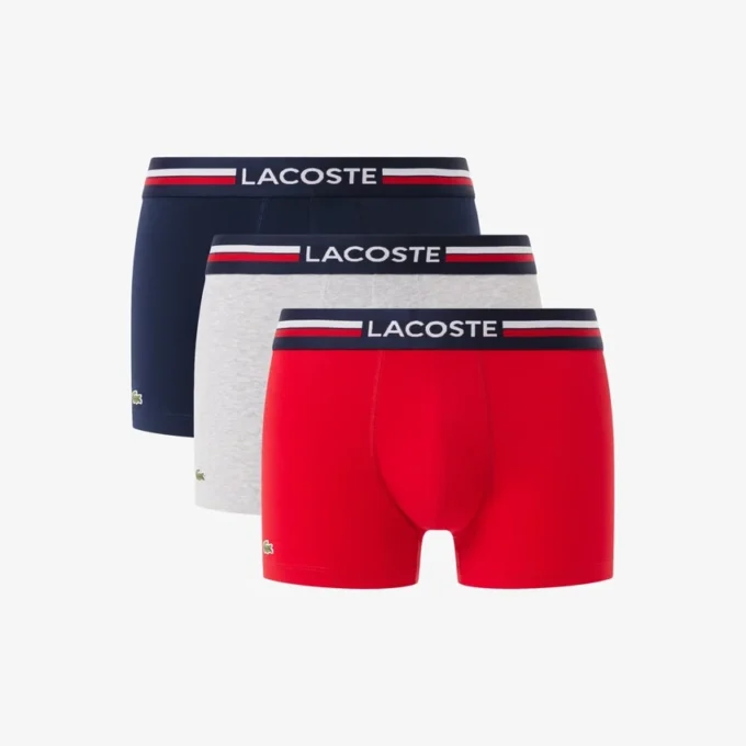 Lot de 3 boxers en coton stretch pour homme Lot de 3 boxers en coton stretch pour homme