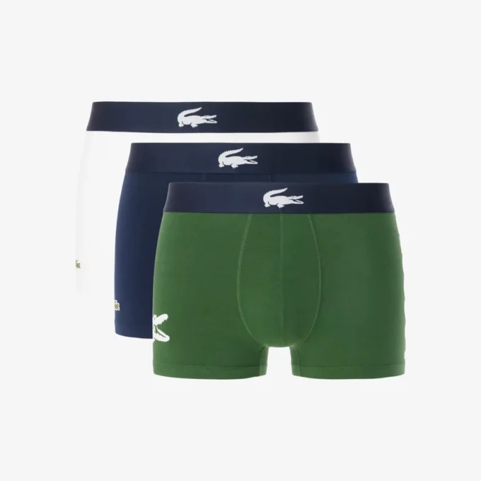 Lot de 3 boxers en coton stretch pour homme Lot de 3 boxers en coton stretch pour homme