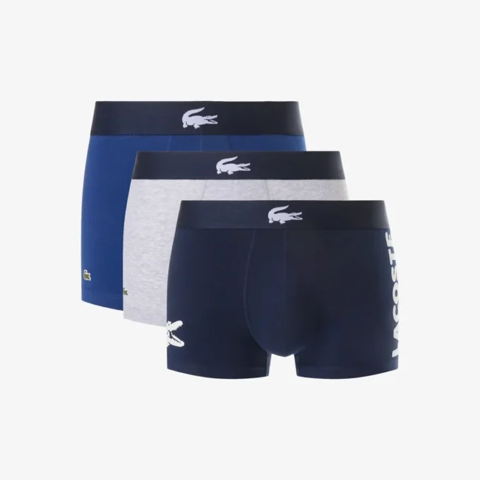 Lot de 3 boxers en coton stretch pour homme Lot de 3 boxers en coton stretch pour homme