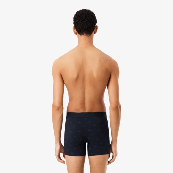 Lot de 3 boxers en jersey de coton stretch imprimé