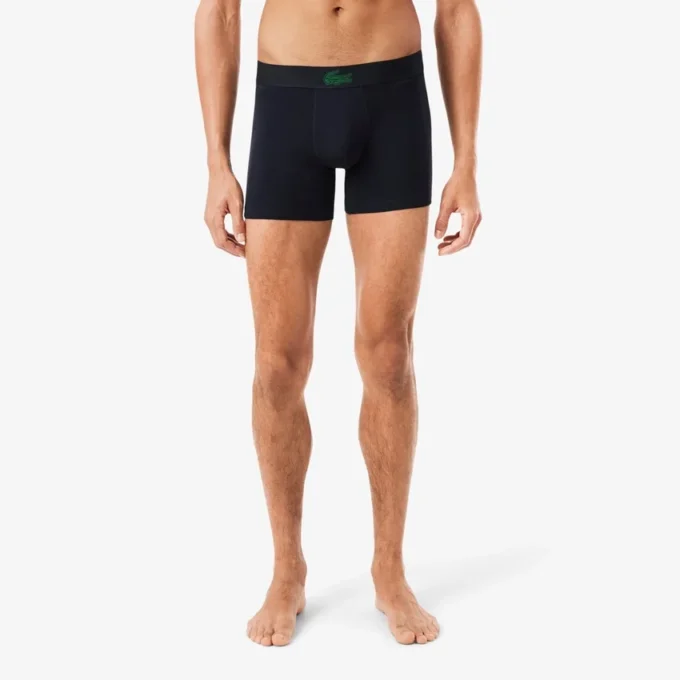 Lot de 3 boxers en jersey de coton stretch imprimé