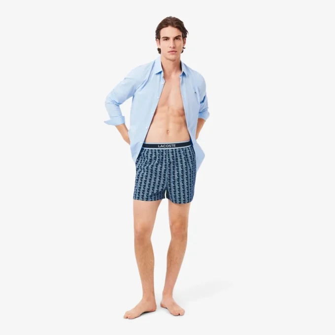 Lot de 3 boxers en popeline de coton pour homme Lot de 3 boxers en popeline de coton pour homme