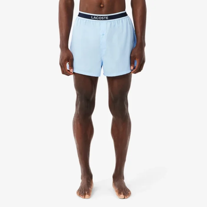 Lot de 3 boxers en popeline de coton pour homme Lot de 3 boxers en popeline de coton pour homme