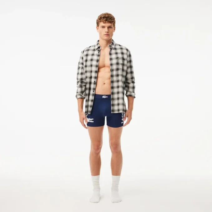 Lot de 3 boxers à taille élastique Crocodile pour homme
