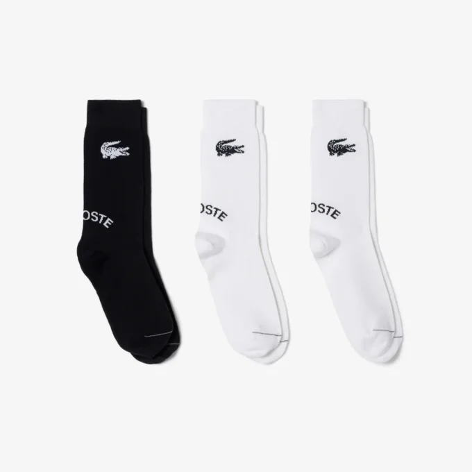 Lot de 3 paires de chaussettes en coton unisexes Lot de 3 paires de chaussettes en coton unisexes