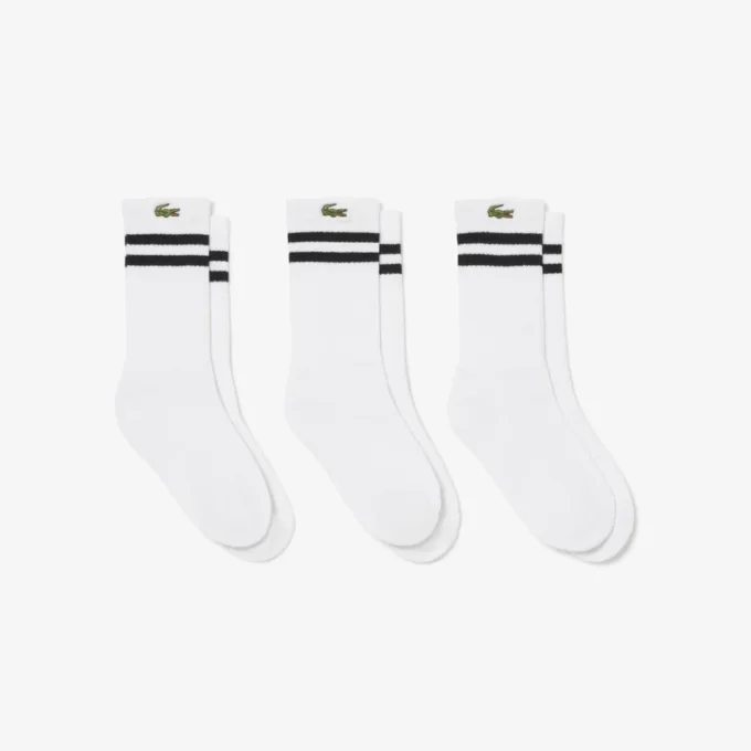 Lot de 3 paires de chaussettes en coton unisexes Lot de 3 paires de chaussettes en coton unisexes