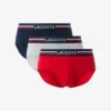 Lot de 3 slips en coton à logo pour homme Lot de 3 slips en coton à logo pour homme