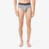 Lot de 3 slips en coton à logo pour homme Lot de 3 slips en coton à logo pour homme