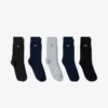 Lot de 5 paires de chaussettes en coton unisexes Lot de 5 paires de chaussettes en coton unisexes