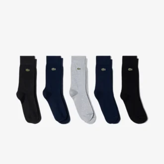 Lot de 5 paires de chaussettes en coton unisexes Lot de 5 paires de chaussettes en coton unisexes