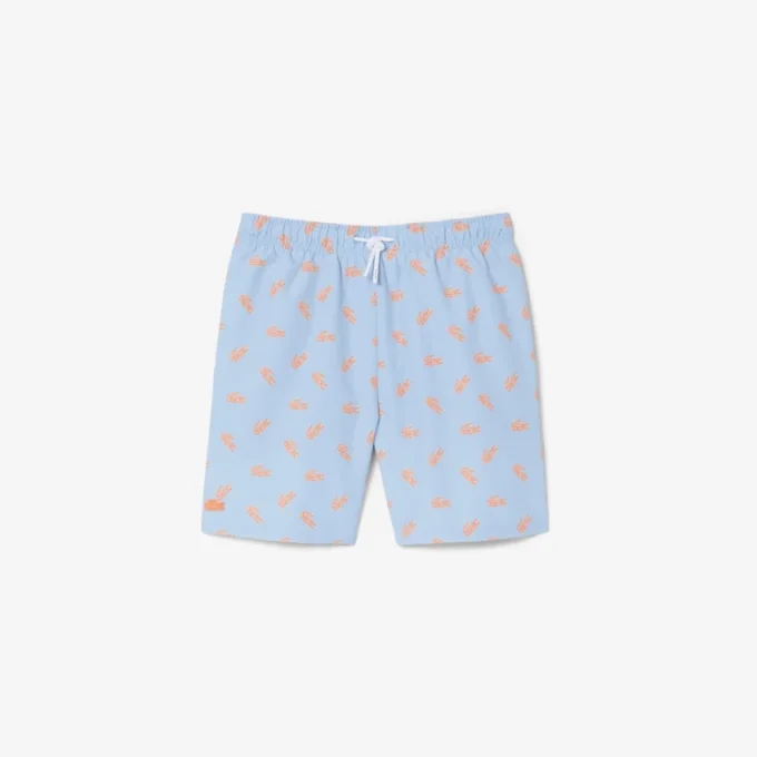 Maillot de bain monochrome en boxers Maillot de bain monochrome en boxers