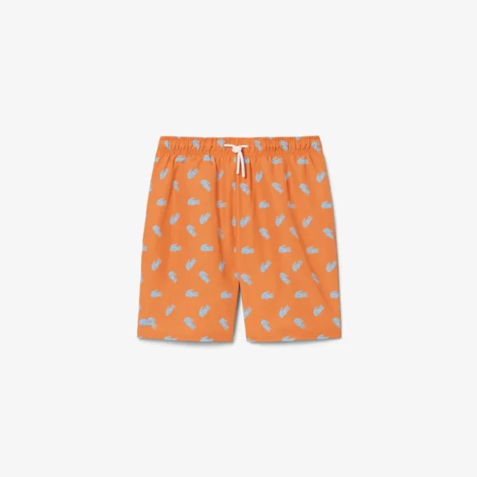 Maillot de bain monochrome en boxers