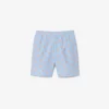 Maillot de bain monochrome en boxers Maillot de bain monochrome en boxers
