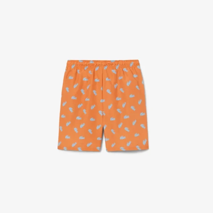 Maillot de bain monochrome en boxers