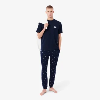 Maillot de corps en coton imprimé crocodile pour homme
