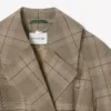 Manteau cache-cœur à carreaux hydrofuge pour femme Manteau cache-cœur à carreaux hydrofuge pour femme