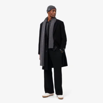 Manteau Chesterfield en laine pour homme