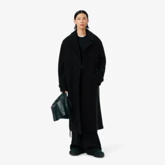 Manteau en laine bouillie Runway