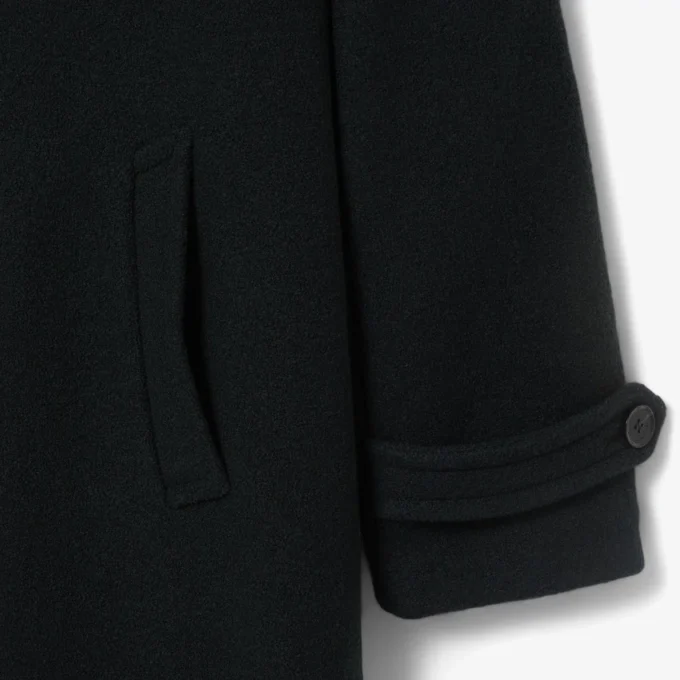 Manteau en laine bouillie Runway