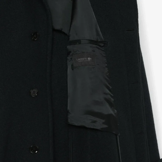 Manteau en laine bouillie Runway