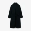 Manteau en laine bouillie Runway