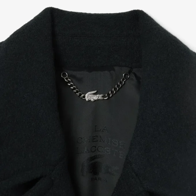 Manteau en laine bouillie Runway