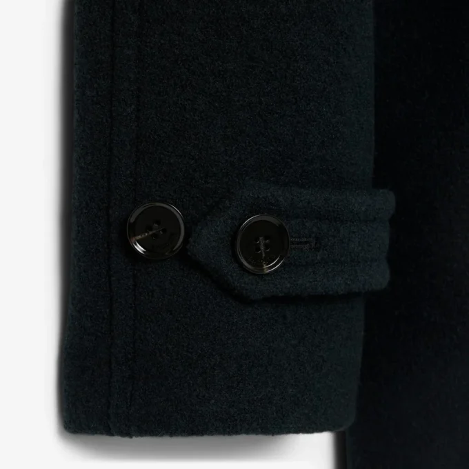 Manteau en laine bouillie Runway