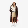 Manteau en laine à double boutonnage pour femme Manteau en laine à double boutonnage pour femme