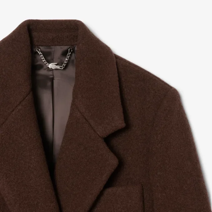 Manteau en laine à double boutonnage pour femme Manteau en laine à double boutonnage pour femme