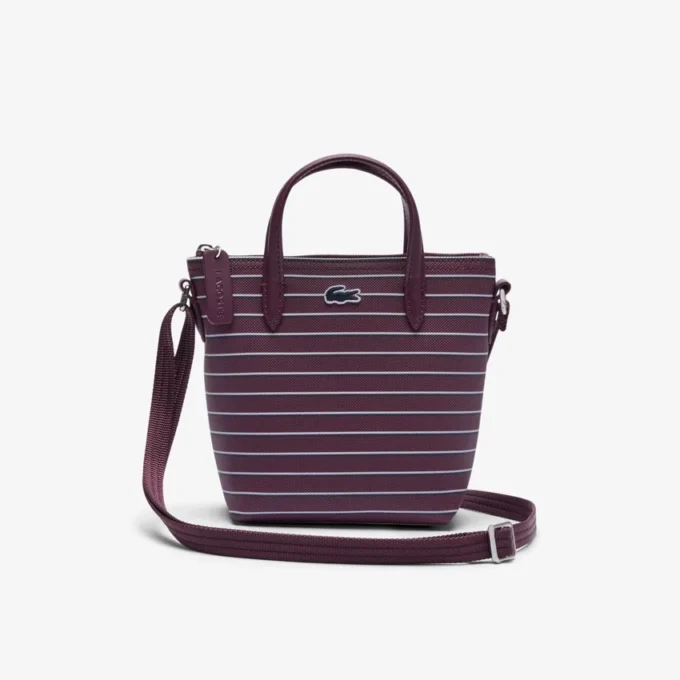 Mini sac fourre-tout rayé L.12.12 Concept