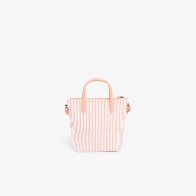 Mini sac fourre-tout rayé L.12.12 Concept Mini sac fourre-tout rayé L.12.12 Concept