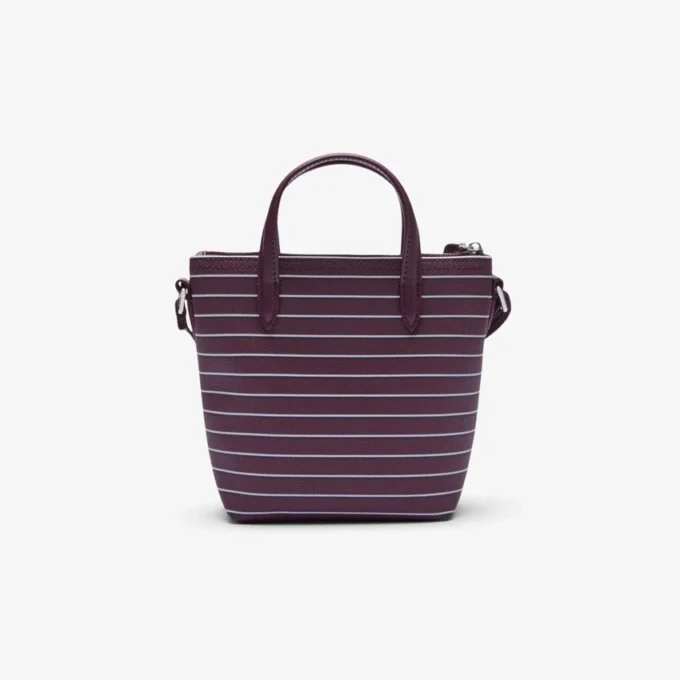 Mini sac fourre-tout rayé L.12.12 Concept