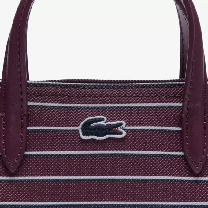 Mini sac fourre-tout rayé L.12.12 Concept