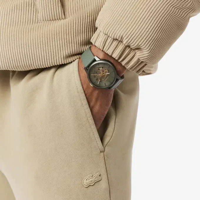 Montre automatique en cuir Lacoste.12.12 Montre automatique en cuir Lacoste.12.12