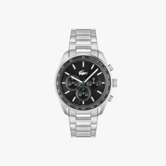 Montres chronographes Boston en acier inoxydable