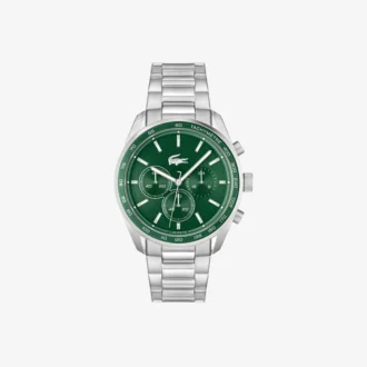 Montres chronographes Boston en acier inoxydable