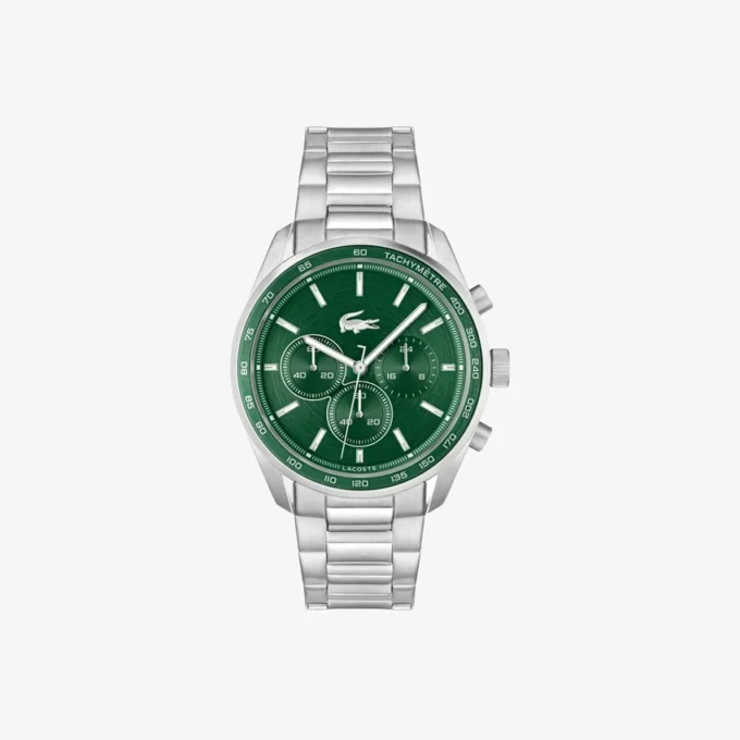 Montres chronographes Boston en acier inoxydable Montres chronographes Boston en acier inoxydable