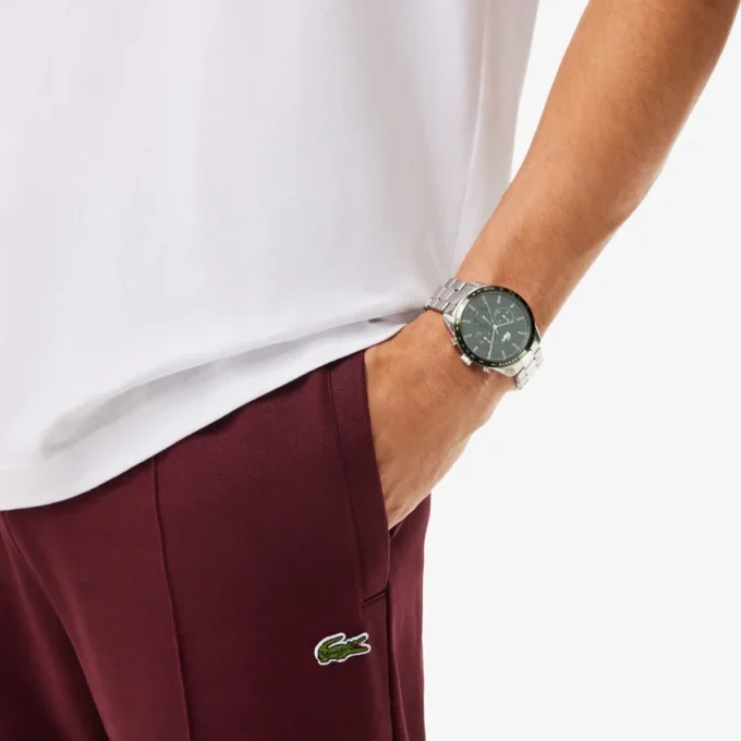 Montres chronographes Boston en acier inoxydable Montres chronographes Boston en acier inoxydable